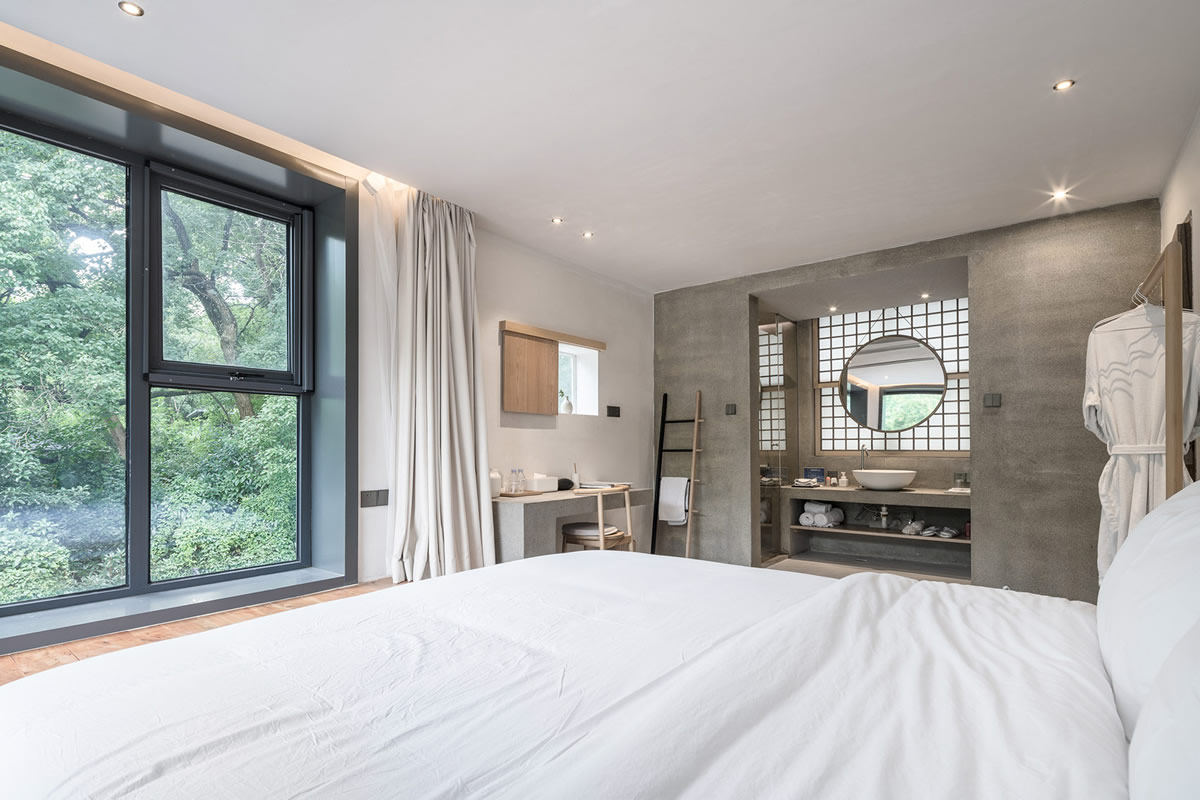 原生態(tài)素色風(fēng)格民宿客房裝修設(shè)計(jì)(圖4) 原生態(tài)素色風(fēng)格民宿客房裝修設(shè)計(jì)(圖4)