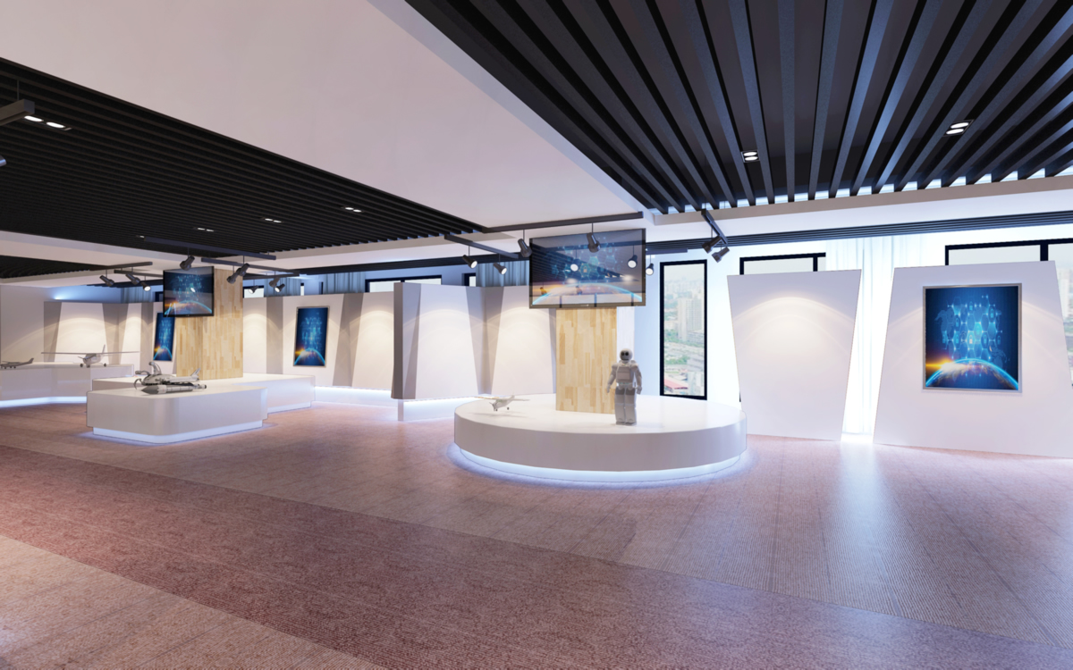 國科上海企業(yè)1350平方企業(yè)展廳裝修設計項目(圖5) 國科上海企業(yè)1350平方企業(yè)展廳裝修設計項目(圖5)