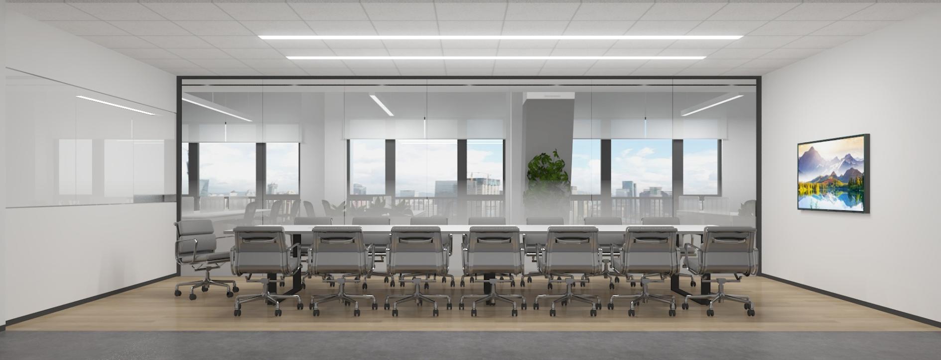 新華大廈2100平簡約風辦公室裝修(圖5) 新華大廈2100平簡約風辦公室裝修(圖5)