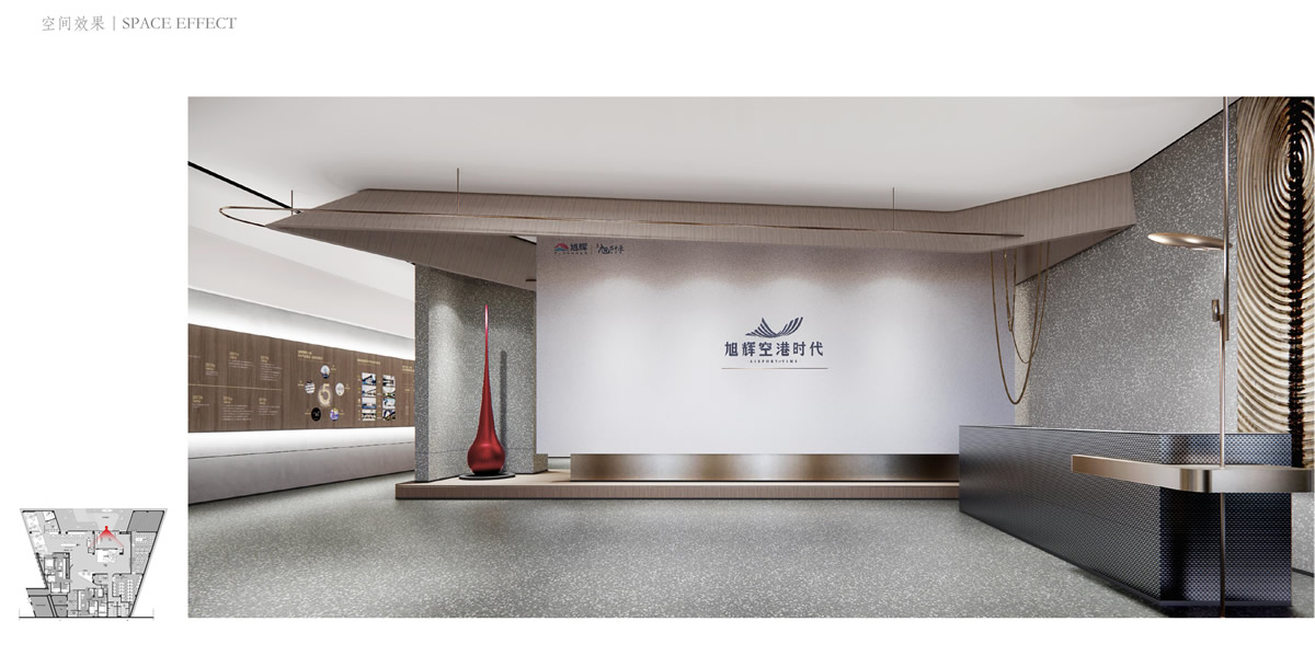 鄭州.旭輝空港時(shí)代售樓部現(xiàn)代簡(jiǎn)約裝飾裝修工程(圖2) 鄭州.旭輝空港時(shí)代售樓部現(xiàn)代簡(jiǎn)約裝飾裝修工程(圖2)