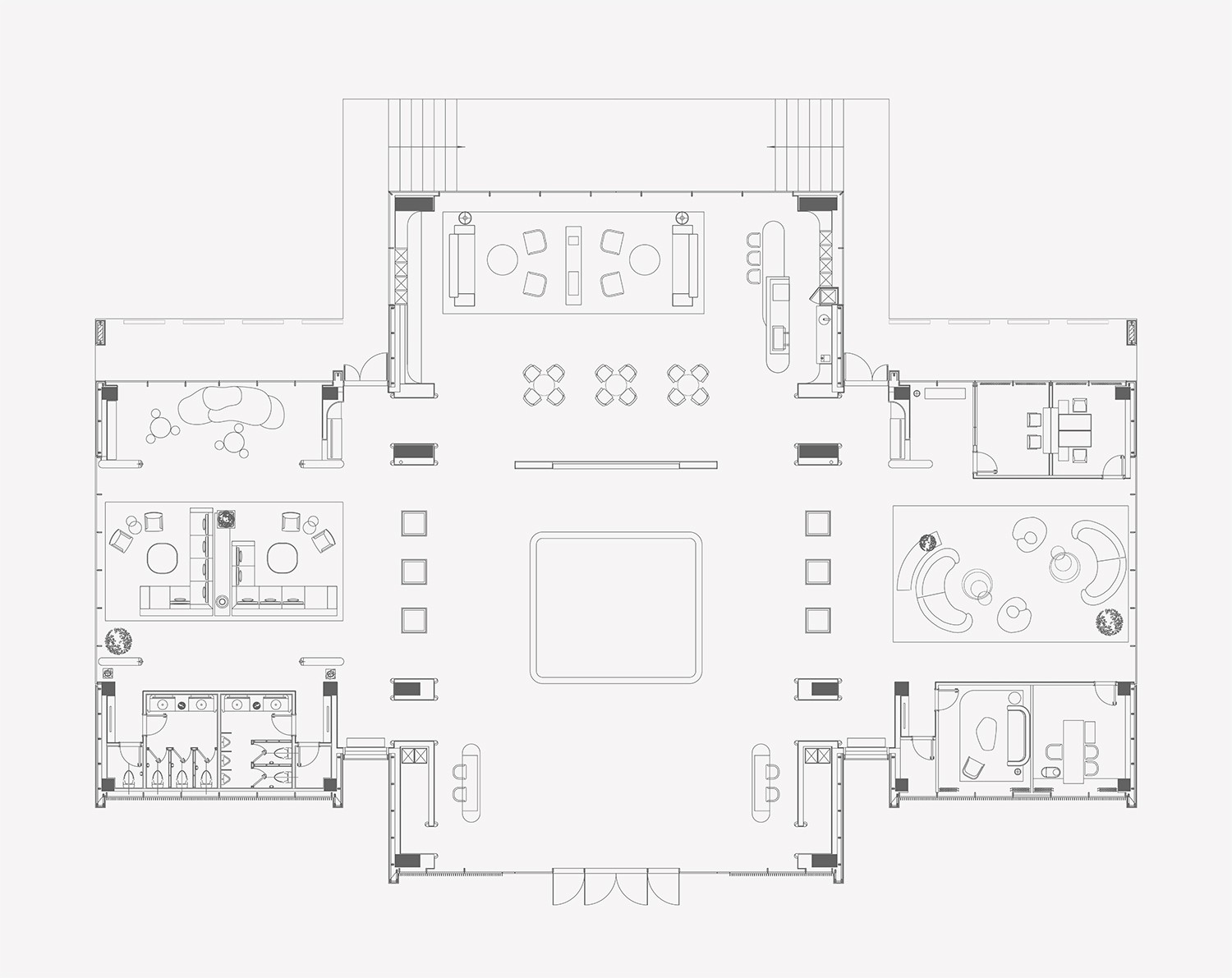 淮北.華松御苑售樓部新中式裝飾裝修項目(圖1) 淮北.華松御苑售樓部新中式裝飾裝修項目(圖1)