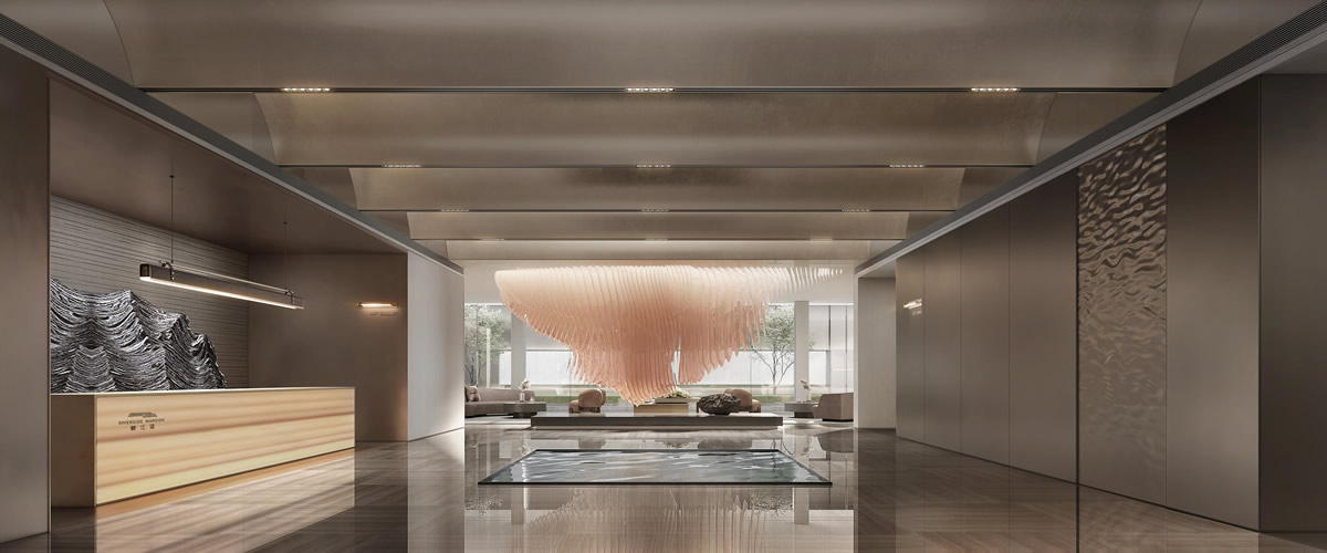 蕪湖·樾江望現(xiàn)代簡約風(fēng)格售樓部裝飾裝修工程(圖3) 蕪湖·樾江望現(xiàn)代簡約風(fēng)格售樓部裝飾裝修工程(圖3)