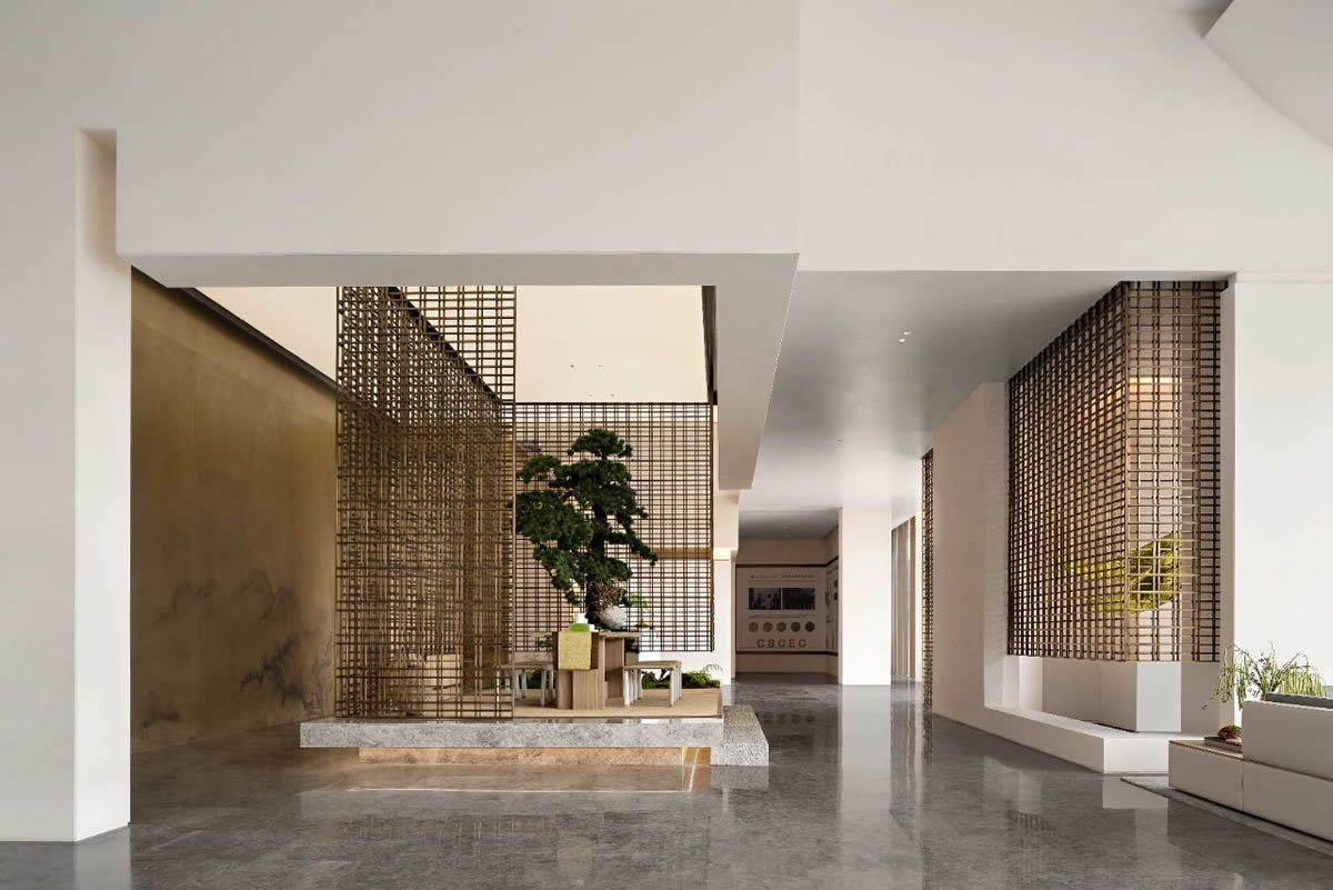 廣德·中糧江山譽景售樓部新中式裝飾裝修工程(圖2) 廣德·中糧江山譽景售樓部新中式裝飾裝修工程(圖2)