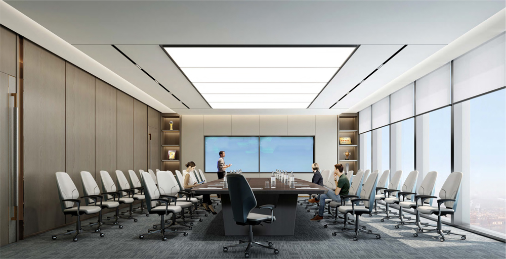 半山裝飾帶你了解會議室裝修設(shè)計注意事項(圖1) 小會議室.jpg