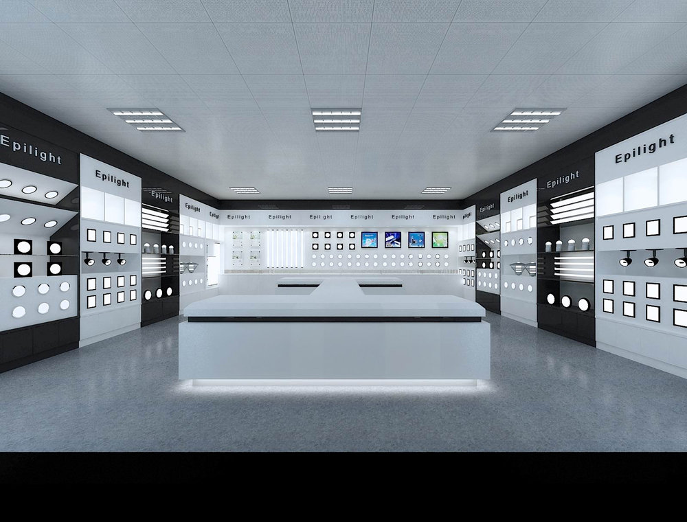 合肥彩紅藍(lán)光科技LED燈展廳裝修B方案(圖3) 合肥彩紅藍(lán)光科技LED燈展廳裝修B方案(圖3)