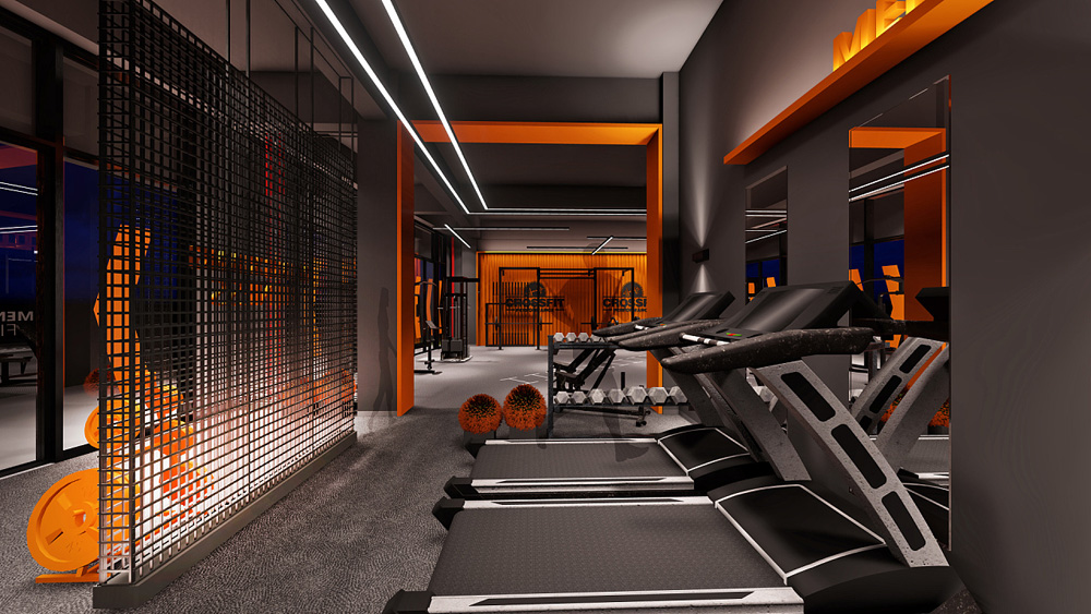 合肥2000平方啟動鍵-健身房裝修(圖8) 合肥2000平方啟動鍵-健身房裝修(圖8)