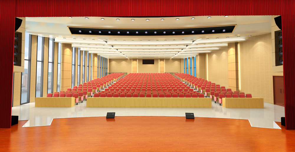 合肥市第三十六中報告廳裝修(圖4)